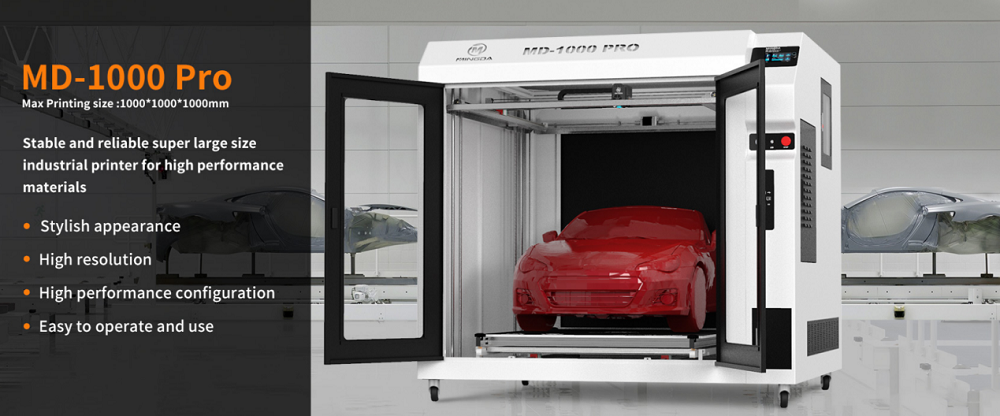 汽車行業(yè)用戶選擇洋明達(dá)MD-1000 Pro大型3D打印機
